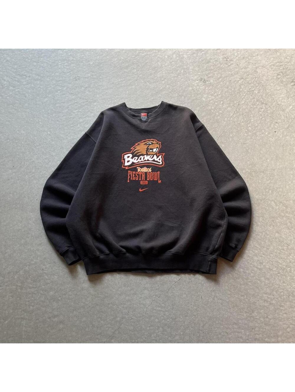 Vintage 2001 Nike Center Swoosh Oregon State Football Sweatshirt